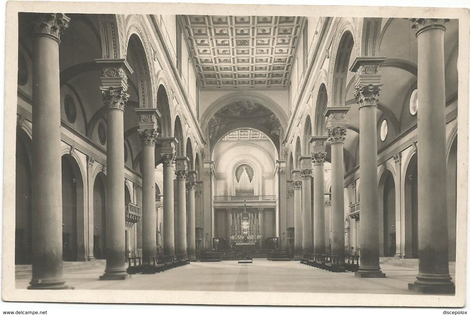 X2783 Firenze - Chiesa Di San Lorenzo - Navata Centrale - Organo Orgue Orgle Organ / Non Viaggiata - Firenze (Florence)