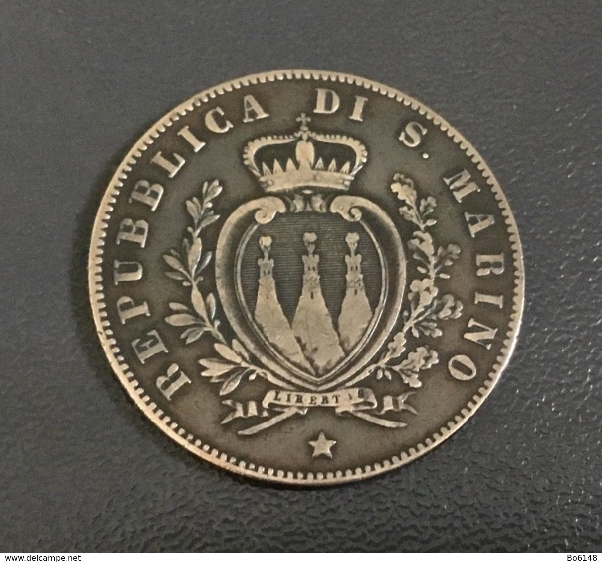 SAN MARINO - 1869 - Moneta 5 Centesimi , Condizioni Ottime - San Marino