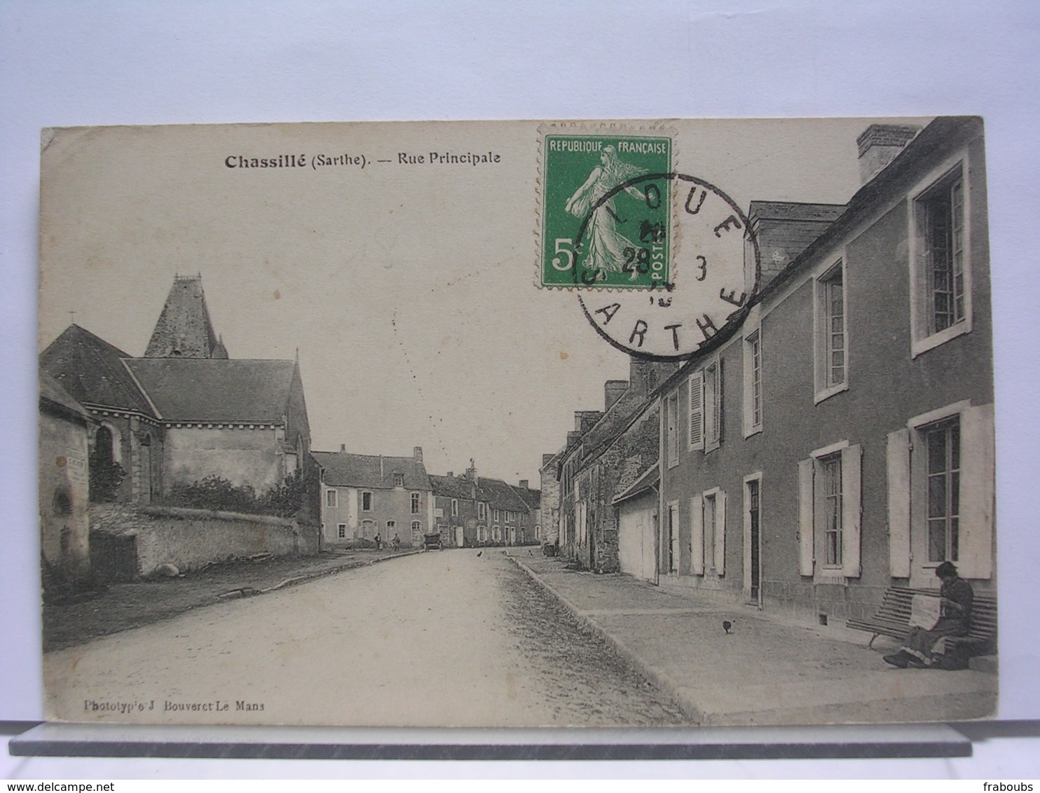 72 - CHASSILLE - RUE PRINCIPALE - 1913 - Autres & Non Classés