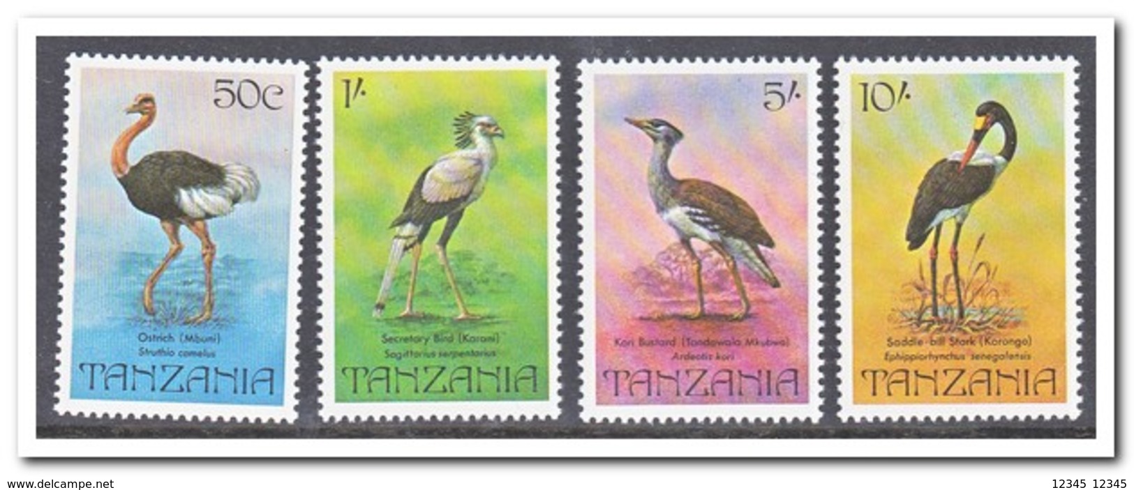 Tanzania 1982, Postfris MNH, Birds - Tanzania (1964-...)