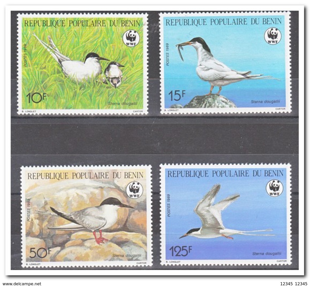 Beniin 1989, Postfris MNH, Birds, WWF - Benin – Dahomey (1960-...)