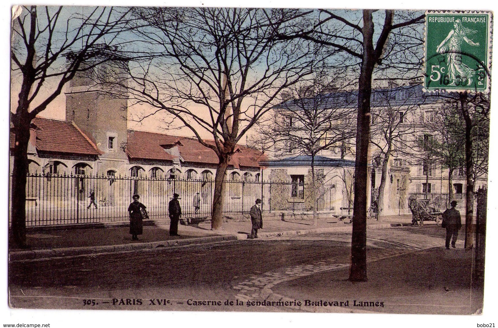 1668 - Paris ( XVIe ) - Caserne De La Gendarmerie - Boulevard Lannes - N°305 - - Arrondissement: 16