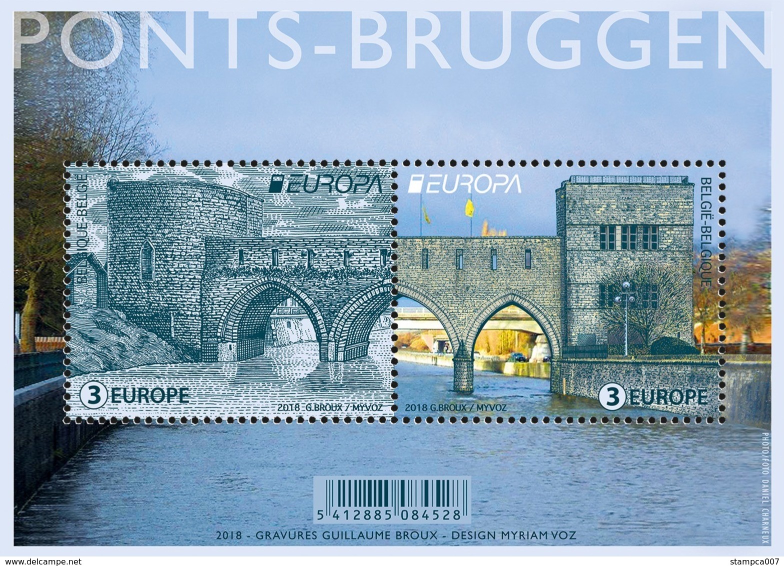 2018 Brug Pont Bridge Europa Europe Cept MNH !! - 2018