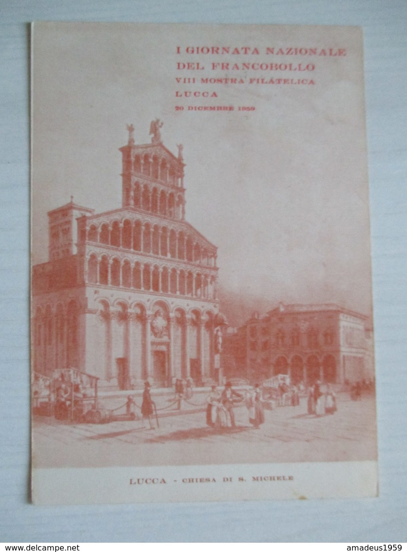 Lucca 1959 / Giornata Del Francobollo - Borse E Saloni Del Collezionismo