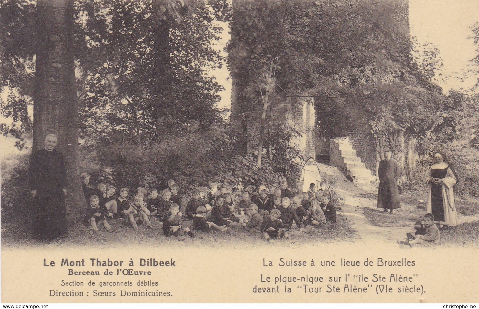 Dilbeek, Le Mont Thabor, Section Des Grçonnets Débiles (pk46834) - Dilbeek