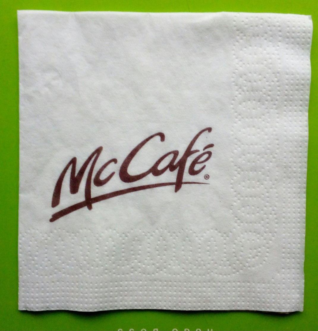 Servilleta,serviette Mcdonalds.Portugal - Serviettes Publicitaires