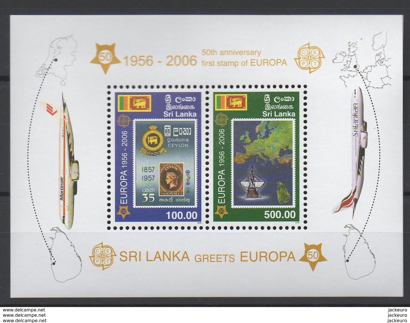 2006 - 50ème Anniv. CEPT  Sri Lanka  ** TTB - Idées Européennes