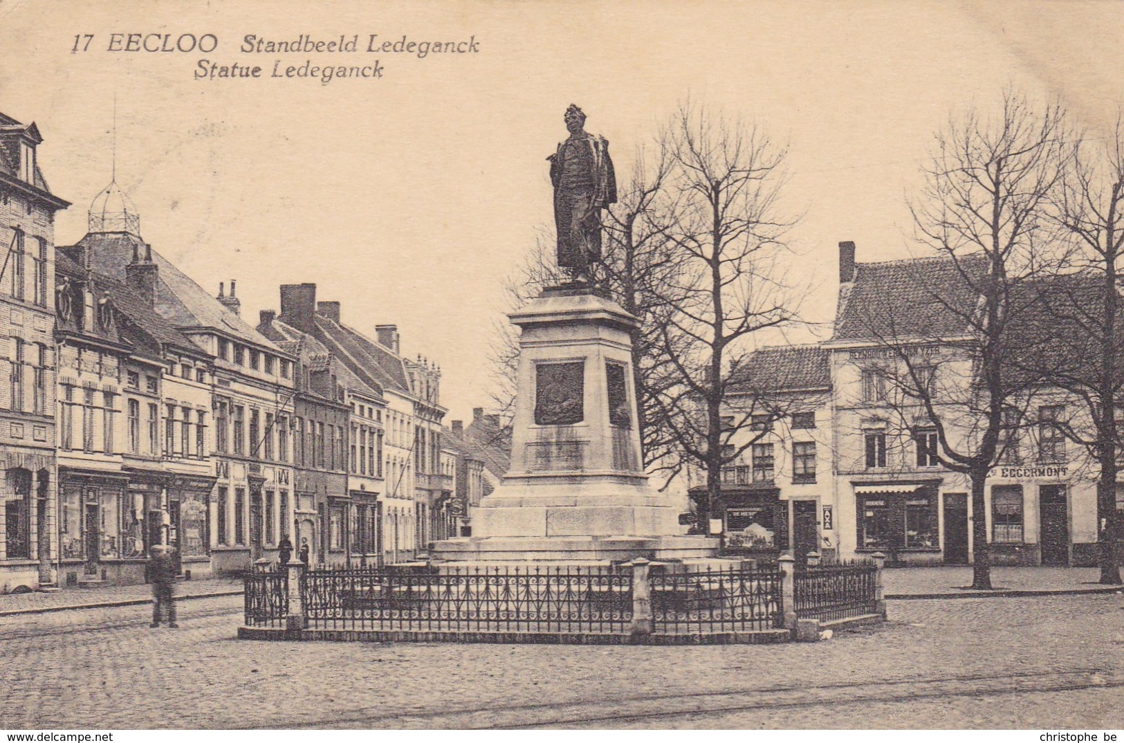 Eeklo Eecloo Standbeeld Ledeganck (pk46846) - Eeklo