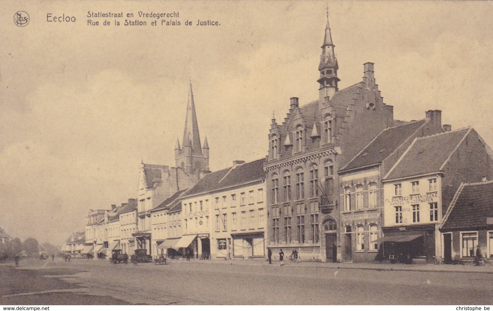 Eeklo Eecloo Statiestraat En Vredegerecht  (pk46847) - Eeklo