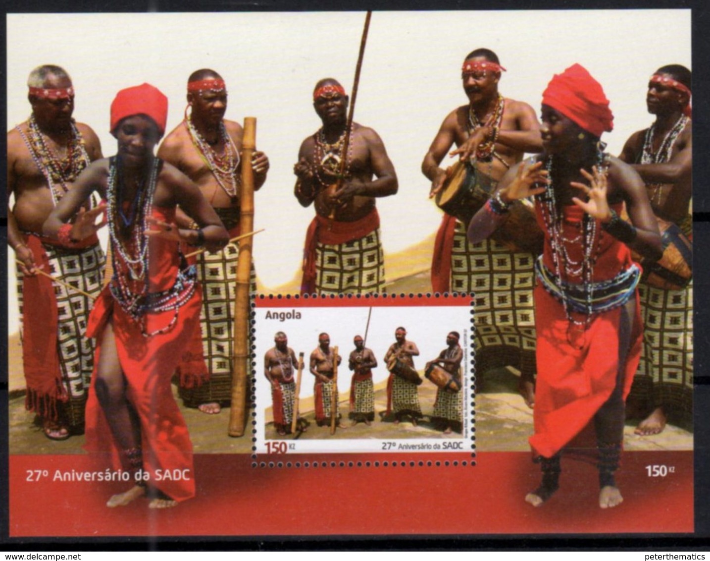 ANGOLA, 2007, MNH, DANCES, DANCING, S/SHEET - Dance