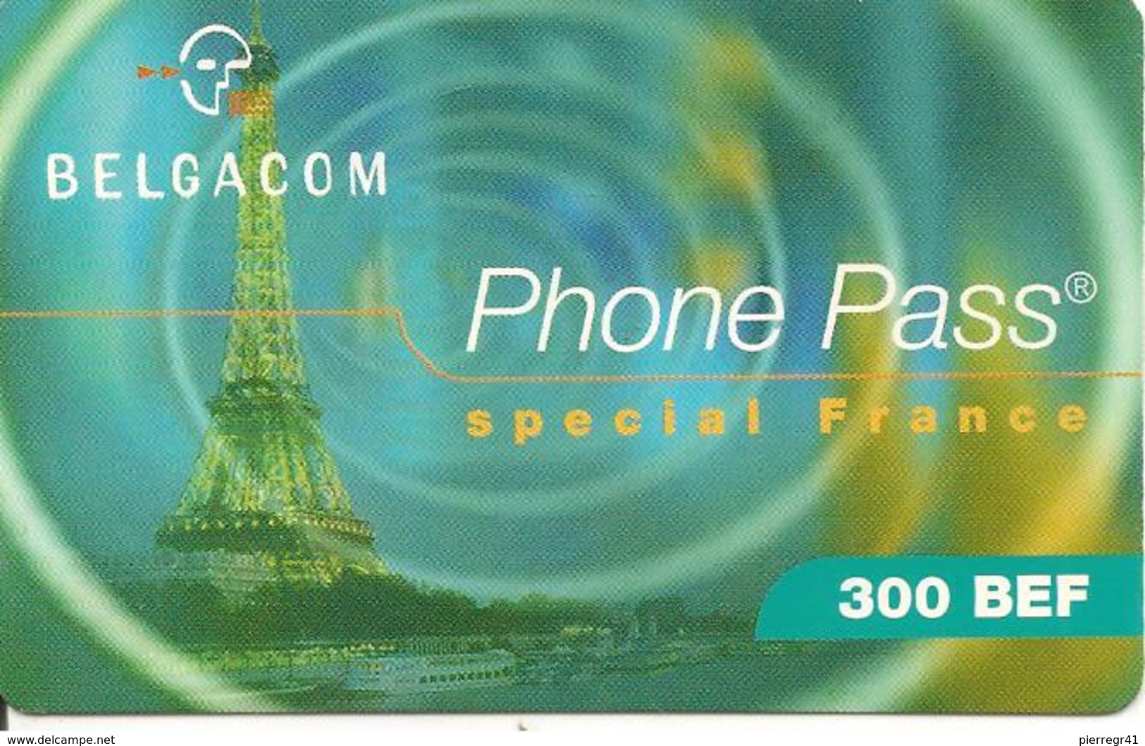 CARTEµPREPAYEE-BELGE-300B EF-BELGACOM-31/12/1998-PHONEPASS- SPECIAL FRANCE- -TBE-RARE - Cartes GSM, Recharges & Prépayées