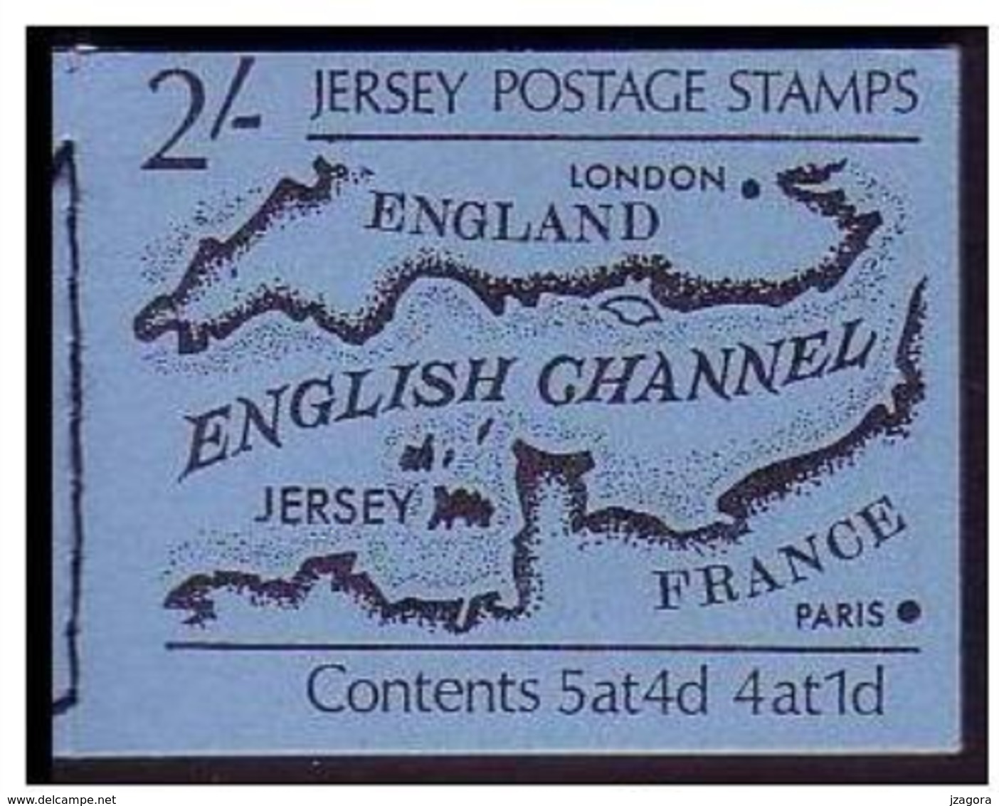 JERSEY 1969 MAP LANDSCAPE CASTLE BOOKLET MNH - 9 Stamps Inside KARTE LANDSCHAFT SCHLOSS CHÂTEAU DU PAYSAGE DE LA CARTE - Schlösser U. Burgen