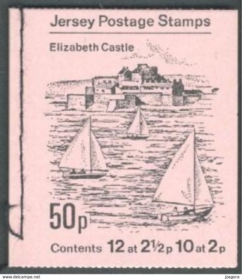 JERSEY 1971 COAT OF ARMS CASTLE BOOKLET   MNH - 22 Stamps Inside WAPPEN SCHLOSS CHÂTEAU BASSON - Castillos