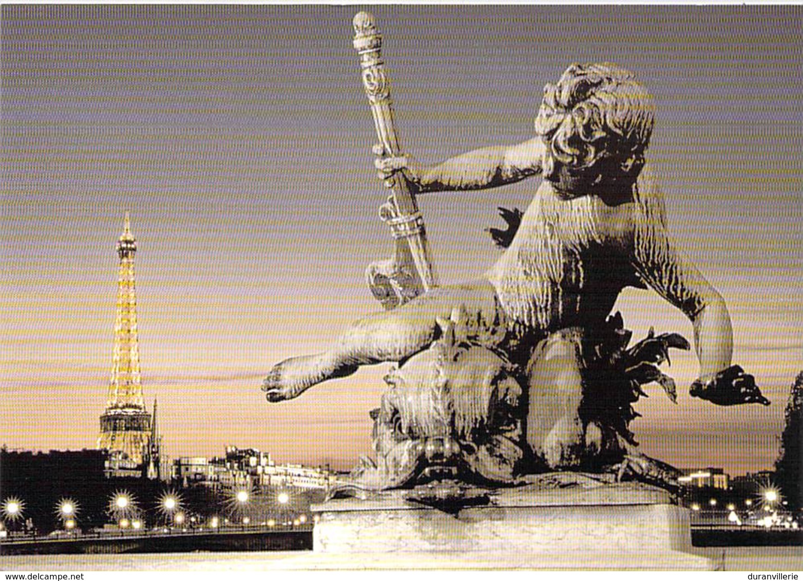 75 - PARIS - Le Pont Alexandre Et La Tour Eiffel - Carte De Grand Format 17 X 11,5 - Edit. Baudry - Ponts