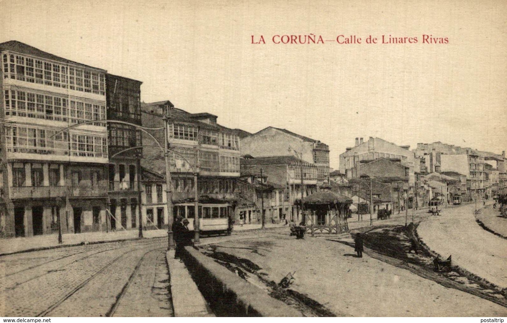 LA CORUÑA CALLE DE LINARES RIVAS - La Coruña