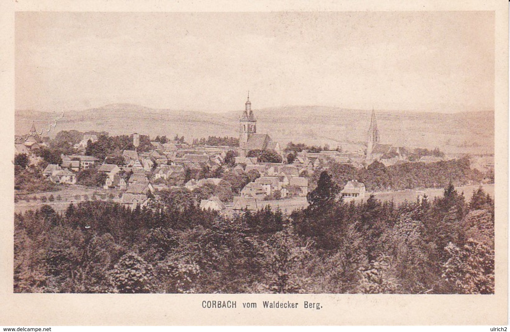 AK Korbach Corbach - Vom Waldecker Berg (35131) - Korbach