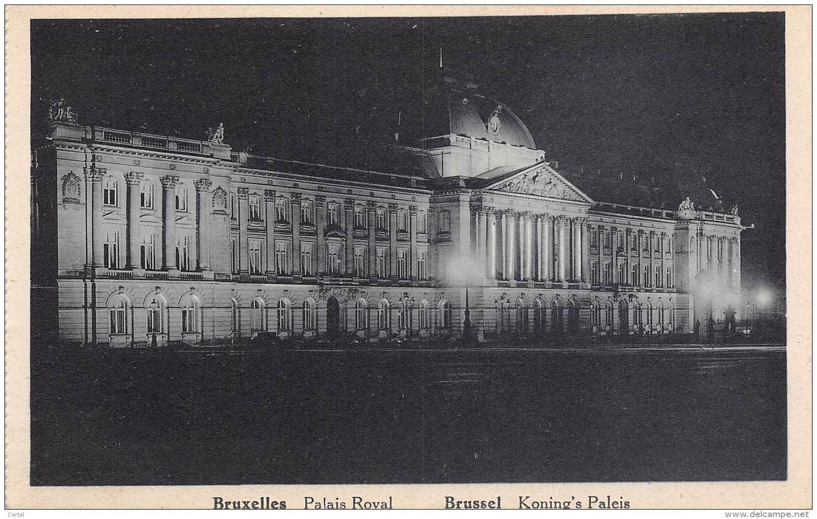BRUXELLES - Palais Royal - Brussel Bij Nacht