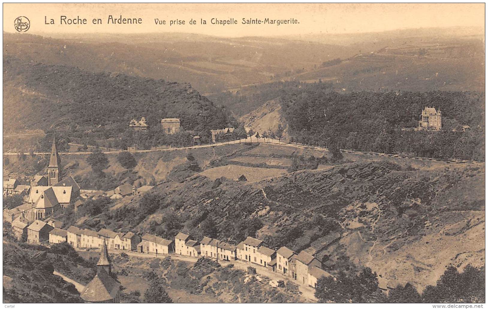 LA ROCHE-en-ARDENNE - Vue Prise De La Chapelle Sainte-Marguerite - La-Roche-en-Ardenne