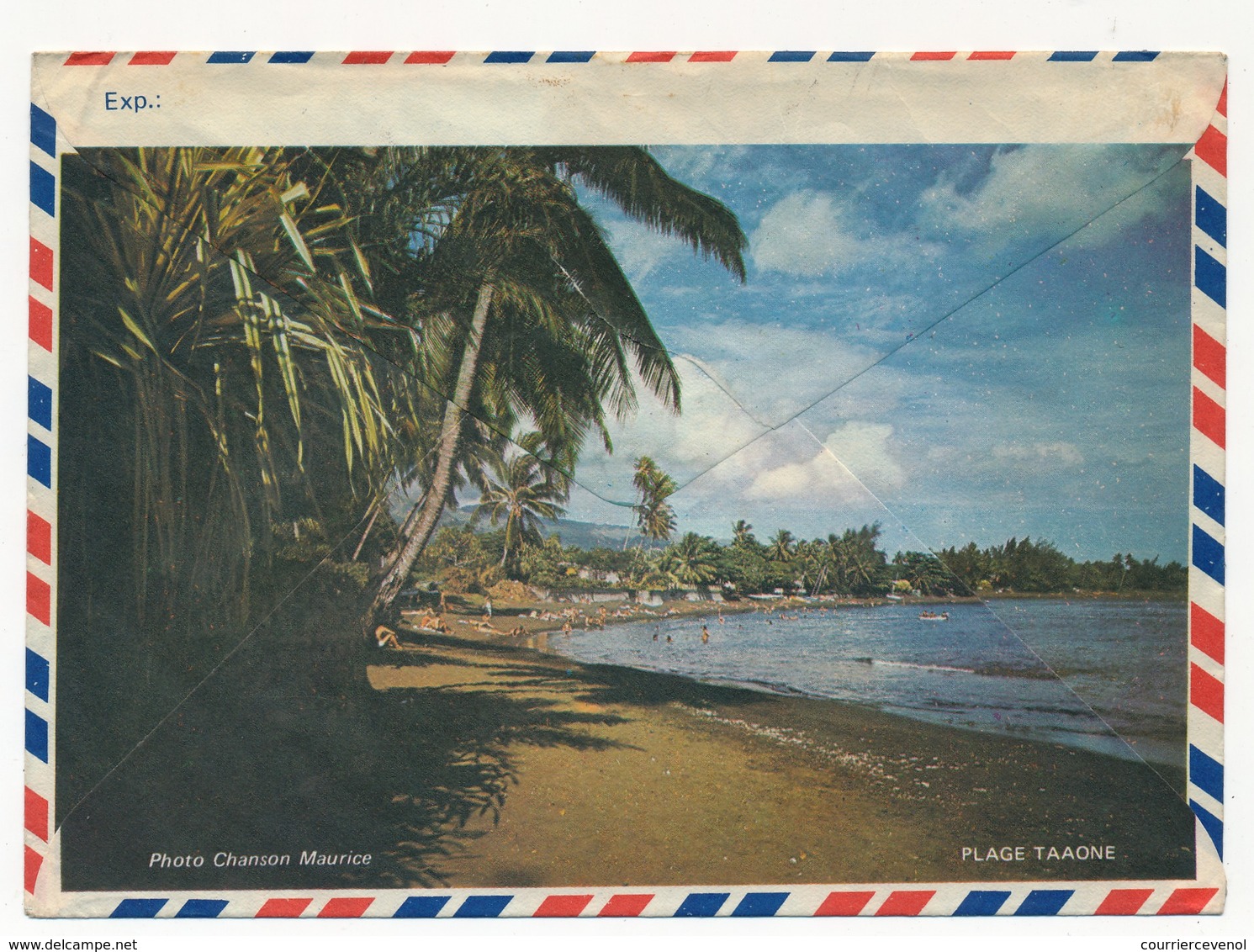 POLYNESIE - Enveloppe Affr Composé Obl. FAAA Aéroport Ile De Tahiti - 1979 - Lettres & Documents