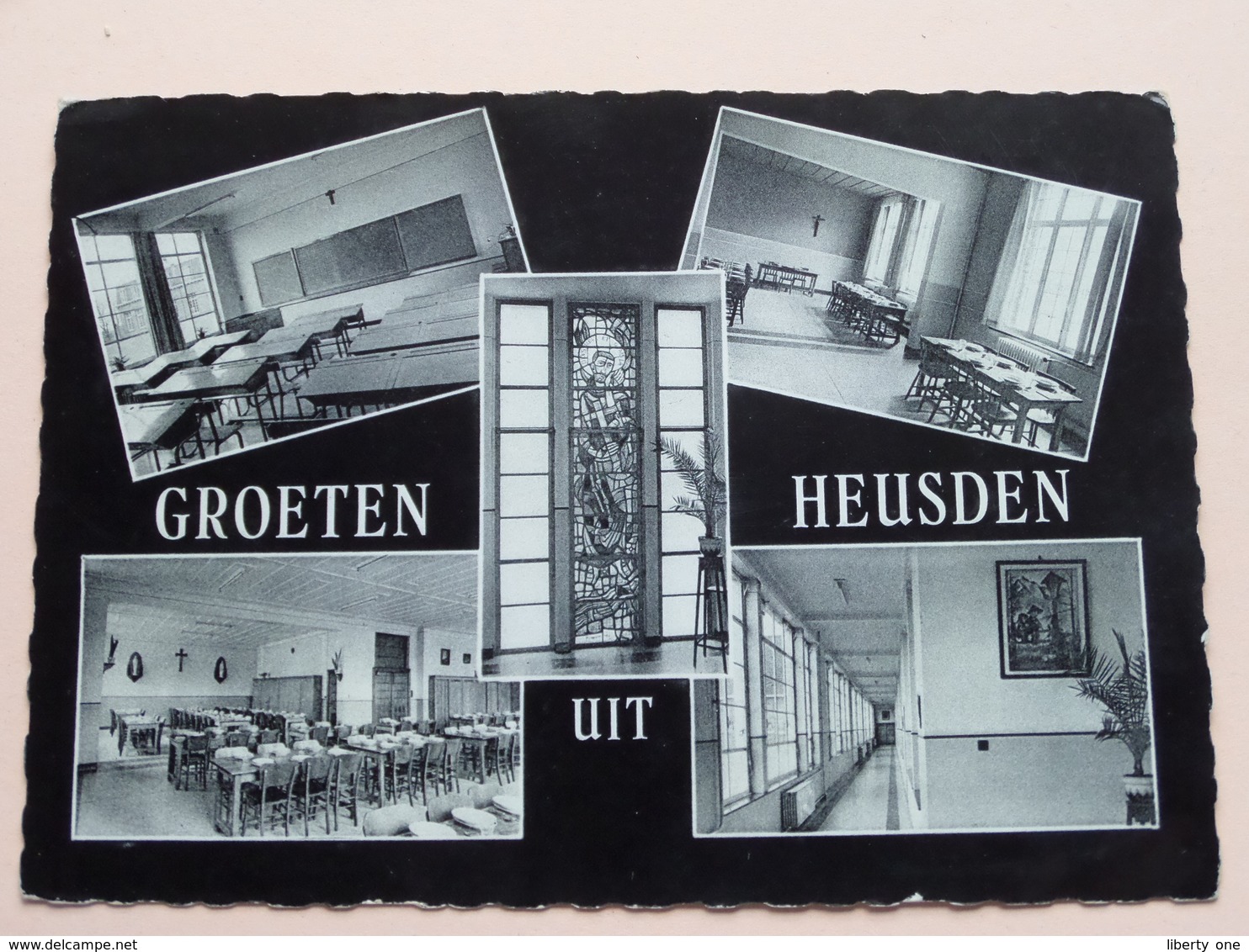 Groeten Uit HEUSDEN - H. HARTCOLLEGE P. P. Minderbroeders ( Thill ) Anno 1968 ( Zie Foto Details ) !! - Heusden-Zolder