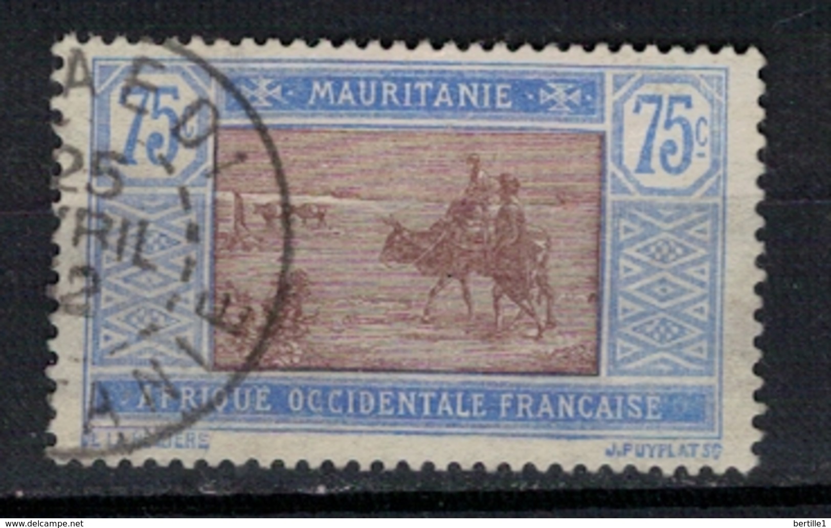 MAURITANIE           N°  YVERT     30  OBLITERE       ( O   3/21 ) - Used Stamps
