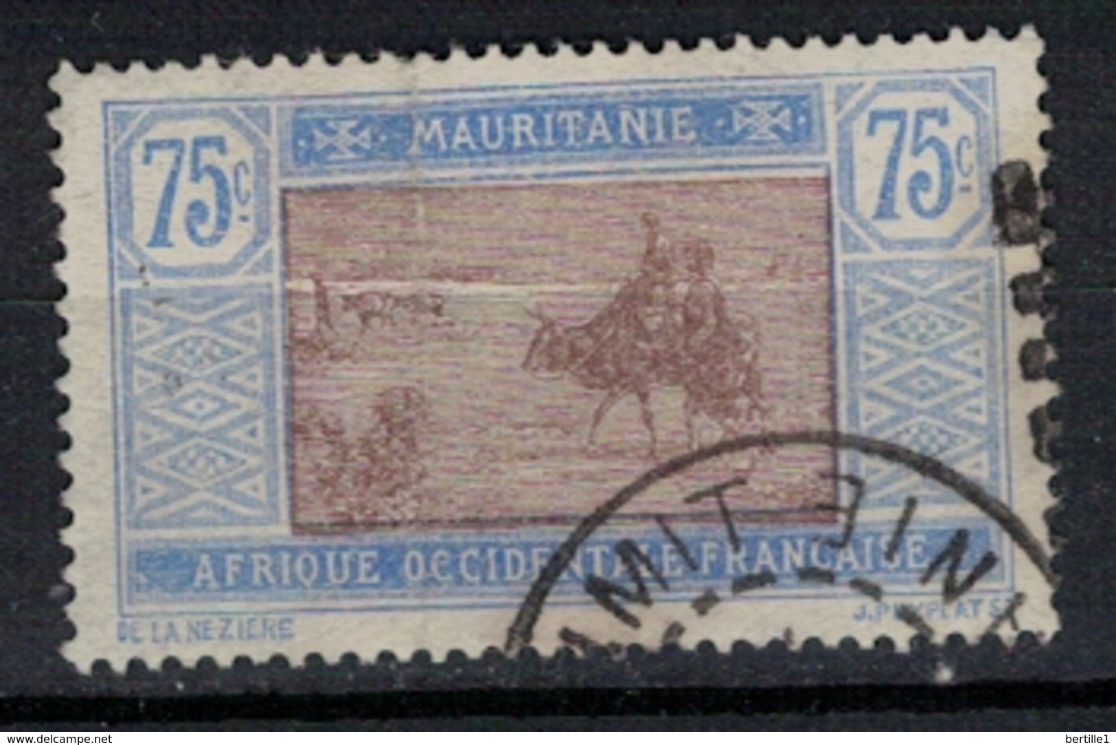 MAURITANIE           N°  YVERT     30  ( 5 )           OBLITERE       ( O   3/21 ) - Used Stamps