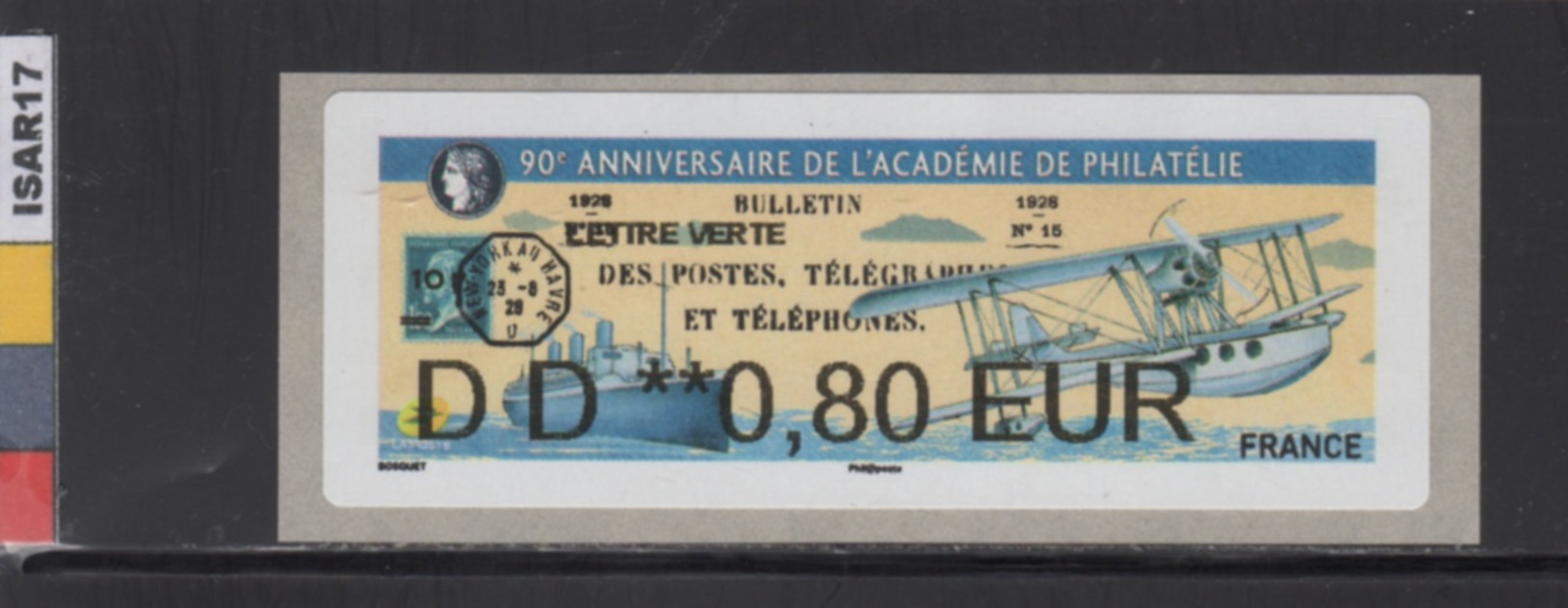 ATM-LISA : NABANCO  L. VERTE 0.80 €  - PAQUEBOT- PARIS 7-10 Juin 2018 - 2010-... Illustrated Franking Labels