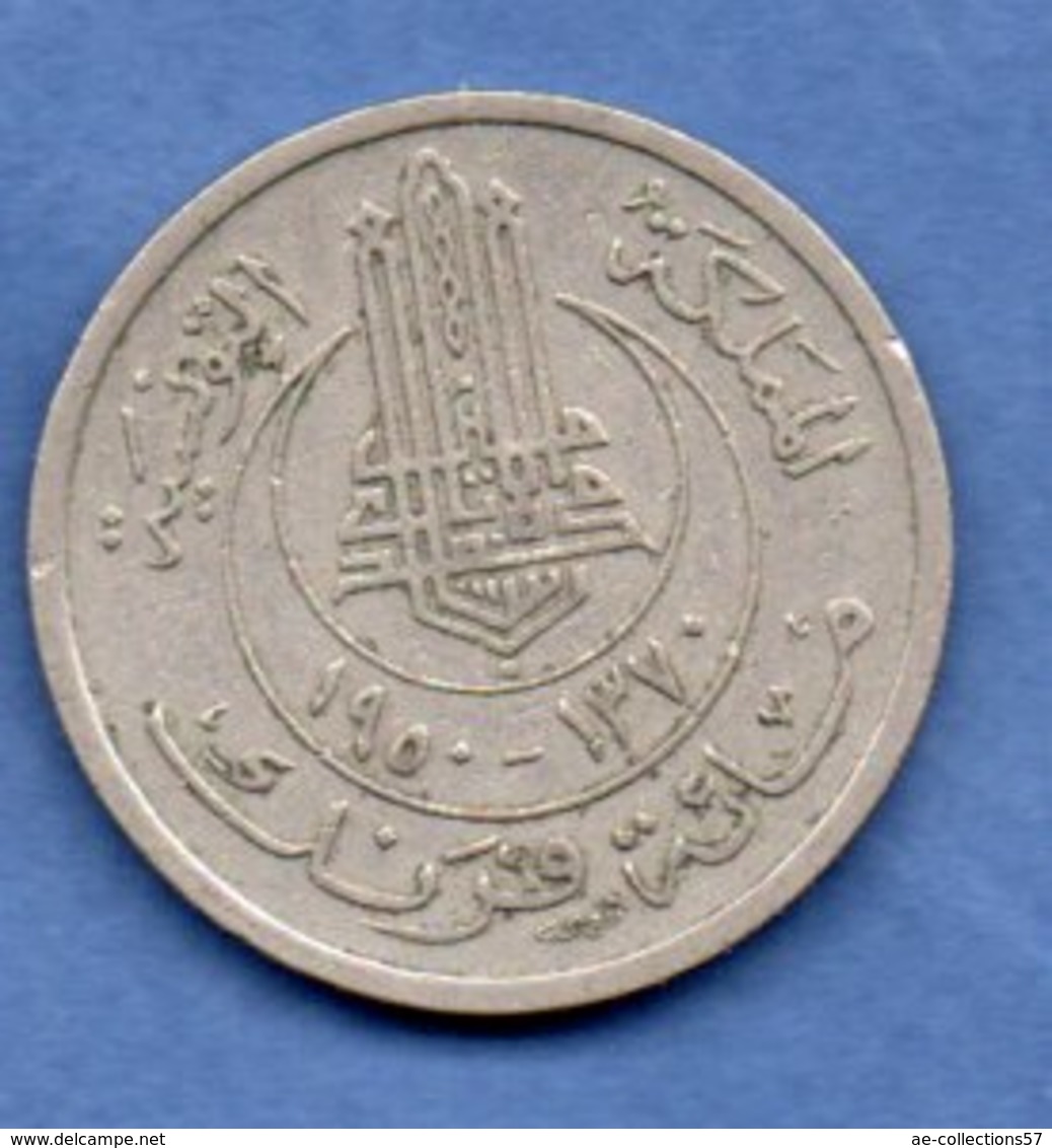 Tunisie  -  100 Francs 1950  - Km # 276   - état TTB - Tunisie