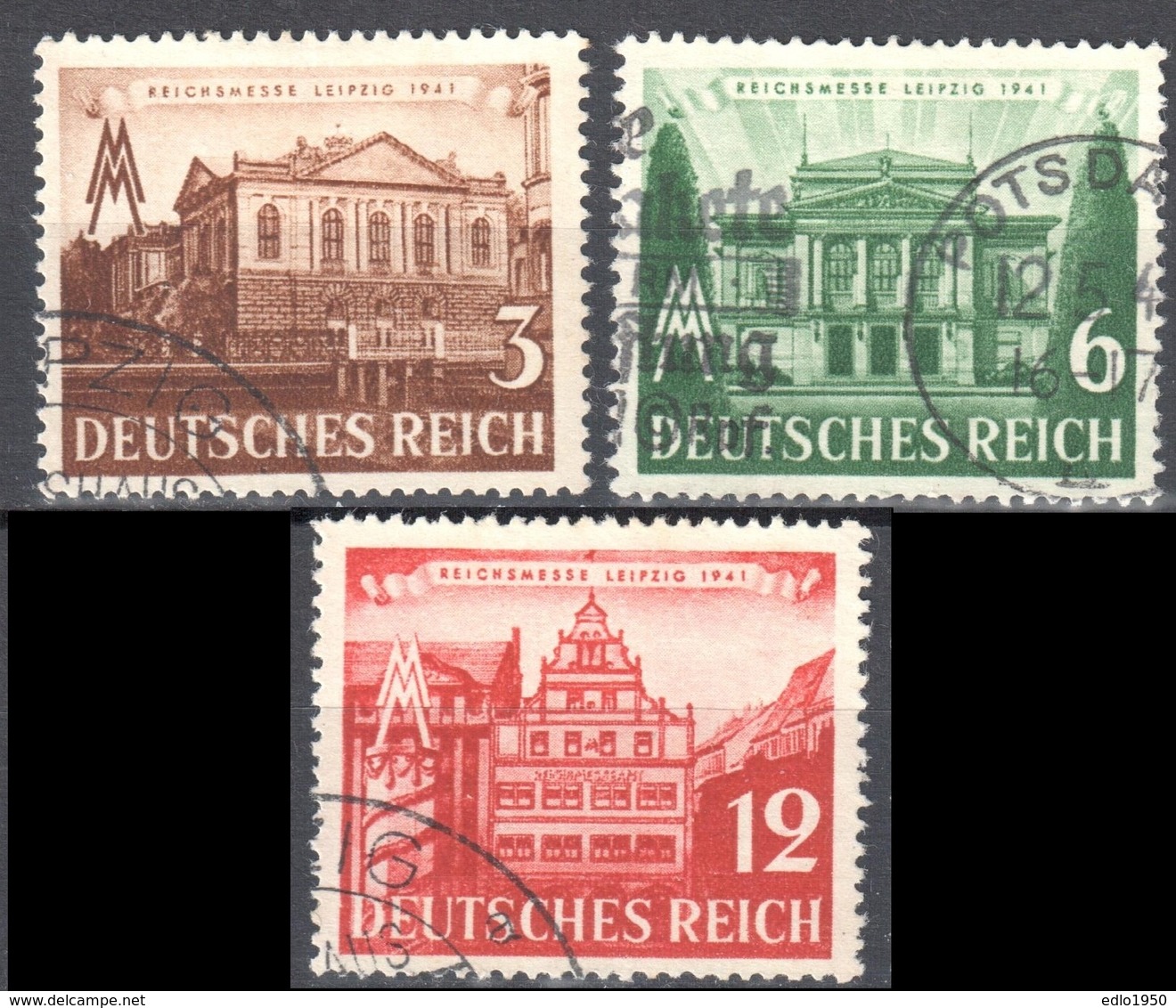 Deutsches Reich 1941 - Mi.764-66 - 3v - Used - Gestempelt - Used Stamps