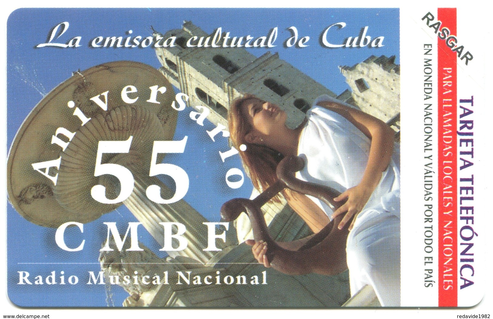 Cuba Etecsa - CU-UR-036 55 Aniversario De CMBF Radio (MINT) - Cuba