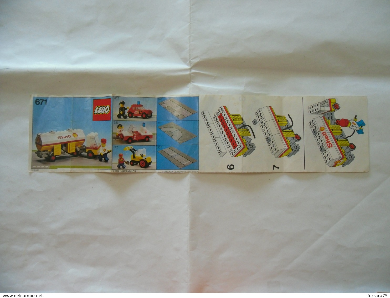 ISTRUZIONI MANUALE INSTRUCTION LEGO 671 - Catalogi