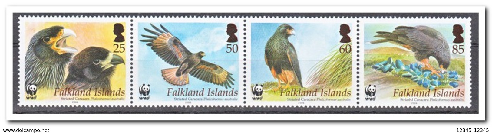 Falklandeilanden 2006, Postfris MNH, Birds, WWF - Falklandeilanden