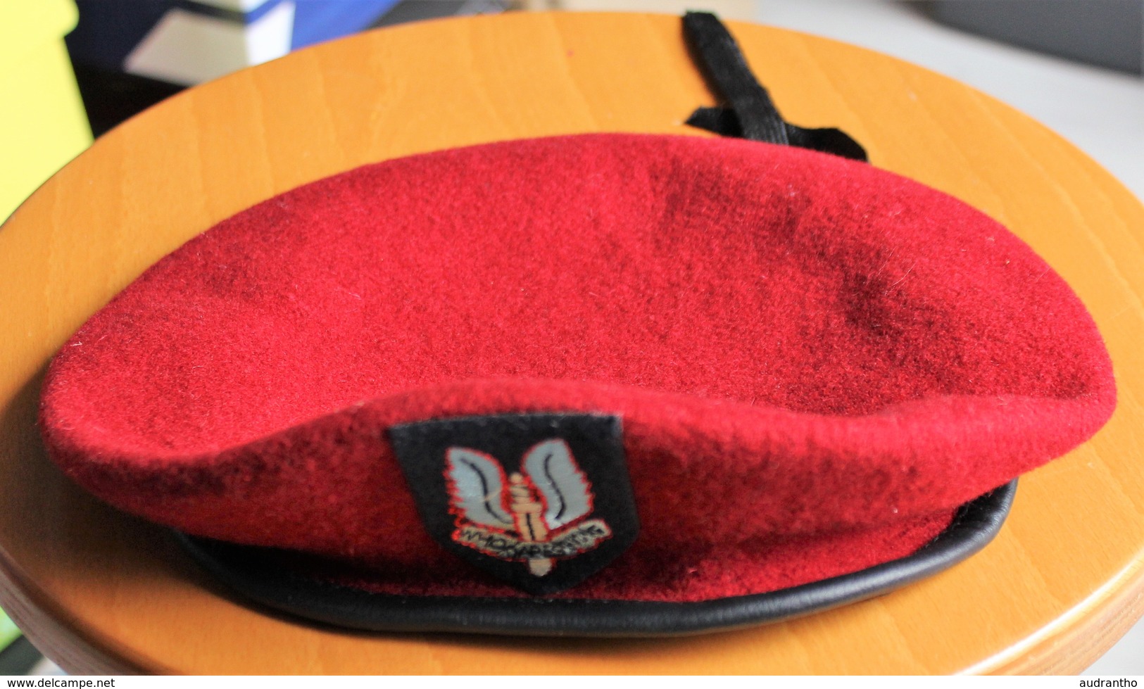 Beret WHO DARES WINS British Military Beret Hat WW2 SAS Red Burgandy Cap - Casques & Coiffures