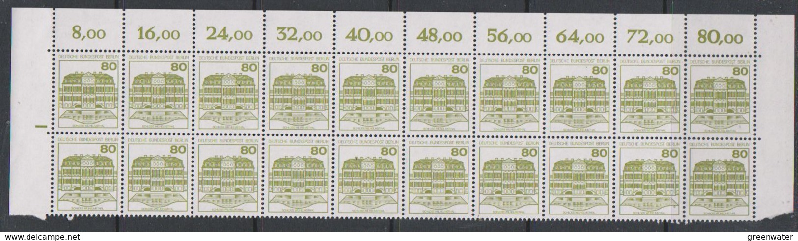 Berlin 1982 Schloss Wilhelmsthal 1v 20x ** Mnh (39075C) - Ongebruikt