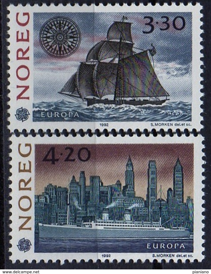 PIA - NORVEGIA - 1992 : Europa -  (Yv  1053-54) - Nuovi