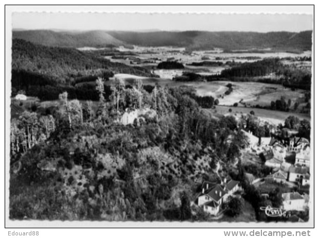 BRUYERES VUE AERIENNE RUINES DU CHATEAU - Bruyeres