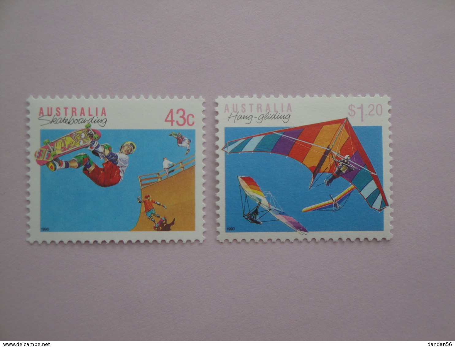 1990 Australie Yvert 1181/2 ** Sport  Scott Xx Michel 1223/4  SG Xxx - Neufs