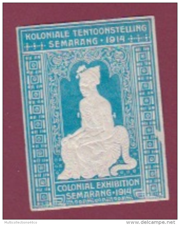 080618 - VIGNETTE ERHINOPHILIE - INDONESIE JAVA SEMARANG 1914 Koloniale Tentoonstelling - Erinnophilie