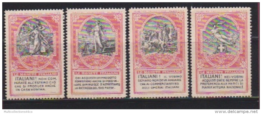 080618 - VIGNETTE ERHINOPHILIE - ITALIE LE MONETE ITALIANE Monnaie Exploit - Erinnophilie