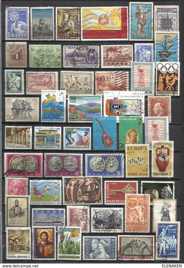 G397-LOTE SELLOS GRECIA SIN TASAR,SIN REPETIDOS,ESCASOS. -GREECE STAMPS LOT WITHOUT PRICING WITHOUT REPEATED. -GRIECHEN - Collections