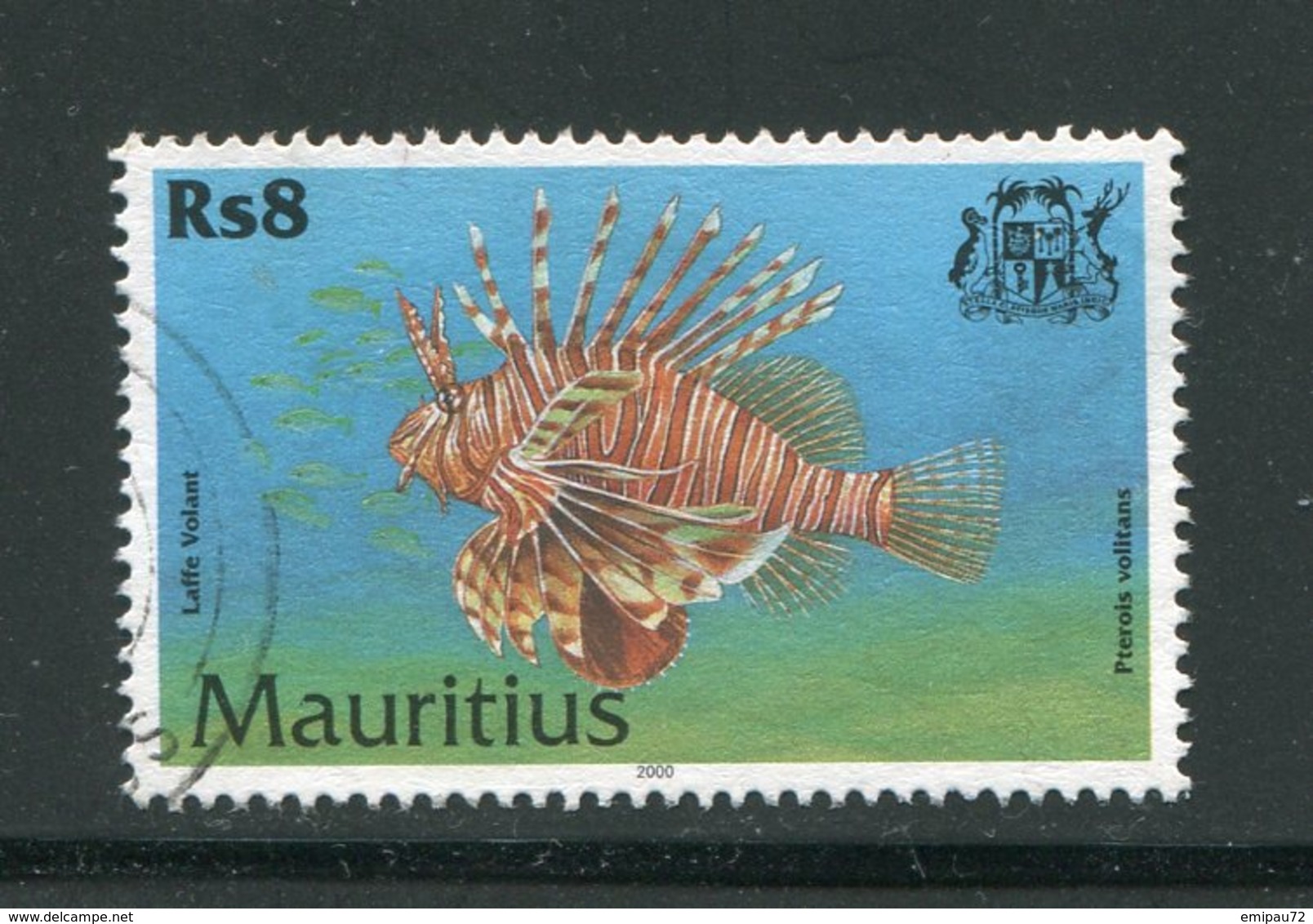 MAURICE- Y&T N°918- Oblitéré (poisson) - Maurice (1968-...)