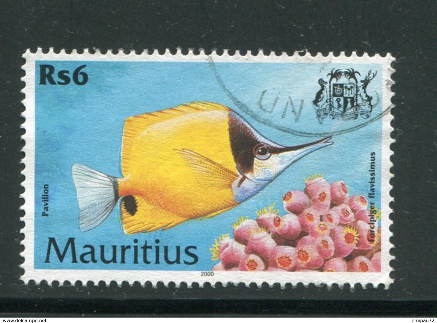 MAURICE- Y&T N°916- Oblitéré (poisson) - Mauricio (1968-...)