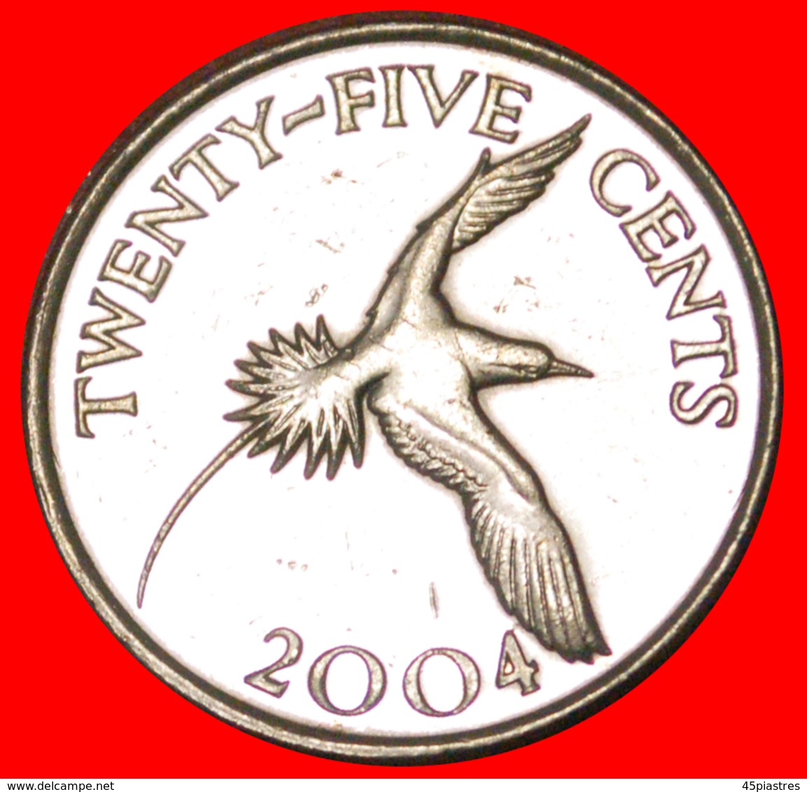 # BIRD: BERMUDA ★ 25 CENTS 2004! LOW START ★ NO RESERVE! - Bermuda