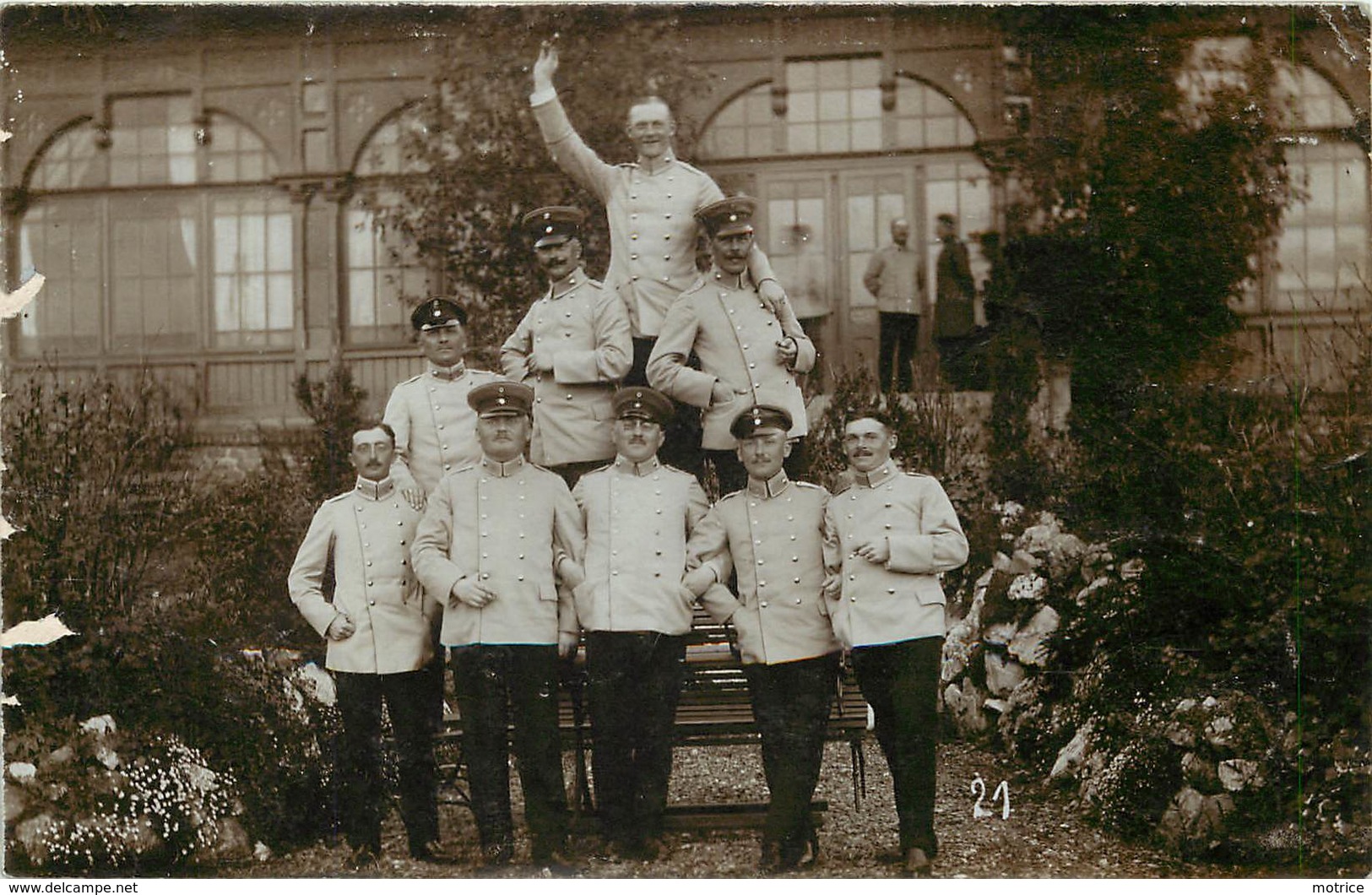 ELSENBORN (camp) - Officiers Allemands, Guerre 1914/18. Carte Photo.. - Elsenborn (camp)