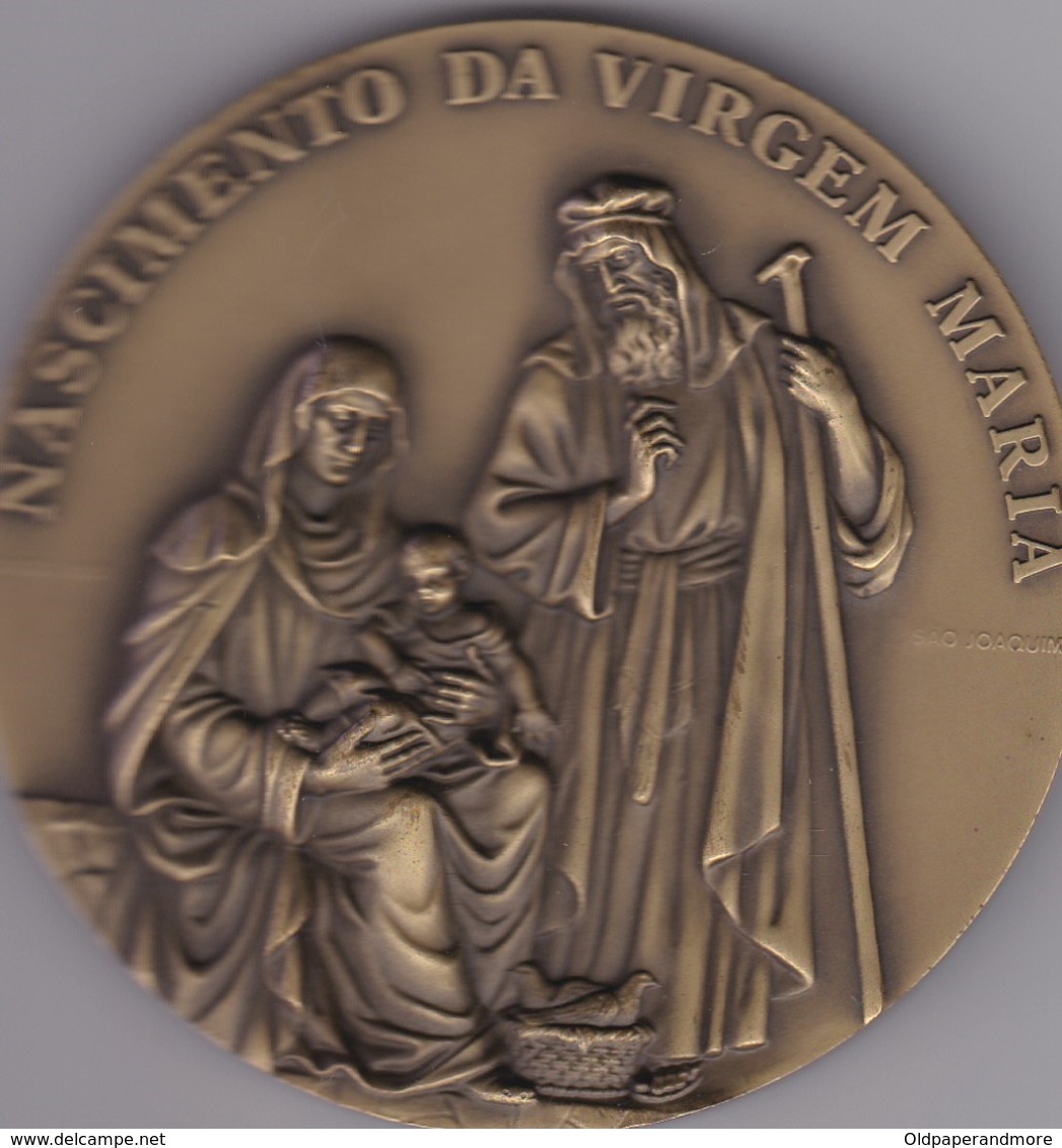 PORTUGAL MEDAL - BIMILENÁRIO DO NASCIMENTO DE NOSSA SENHORA - NASCIMENTO DA VIRGEM MARIA - RELIGION - Adel