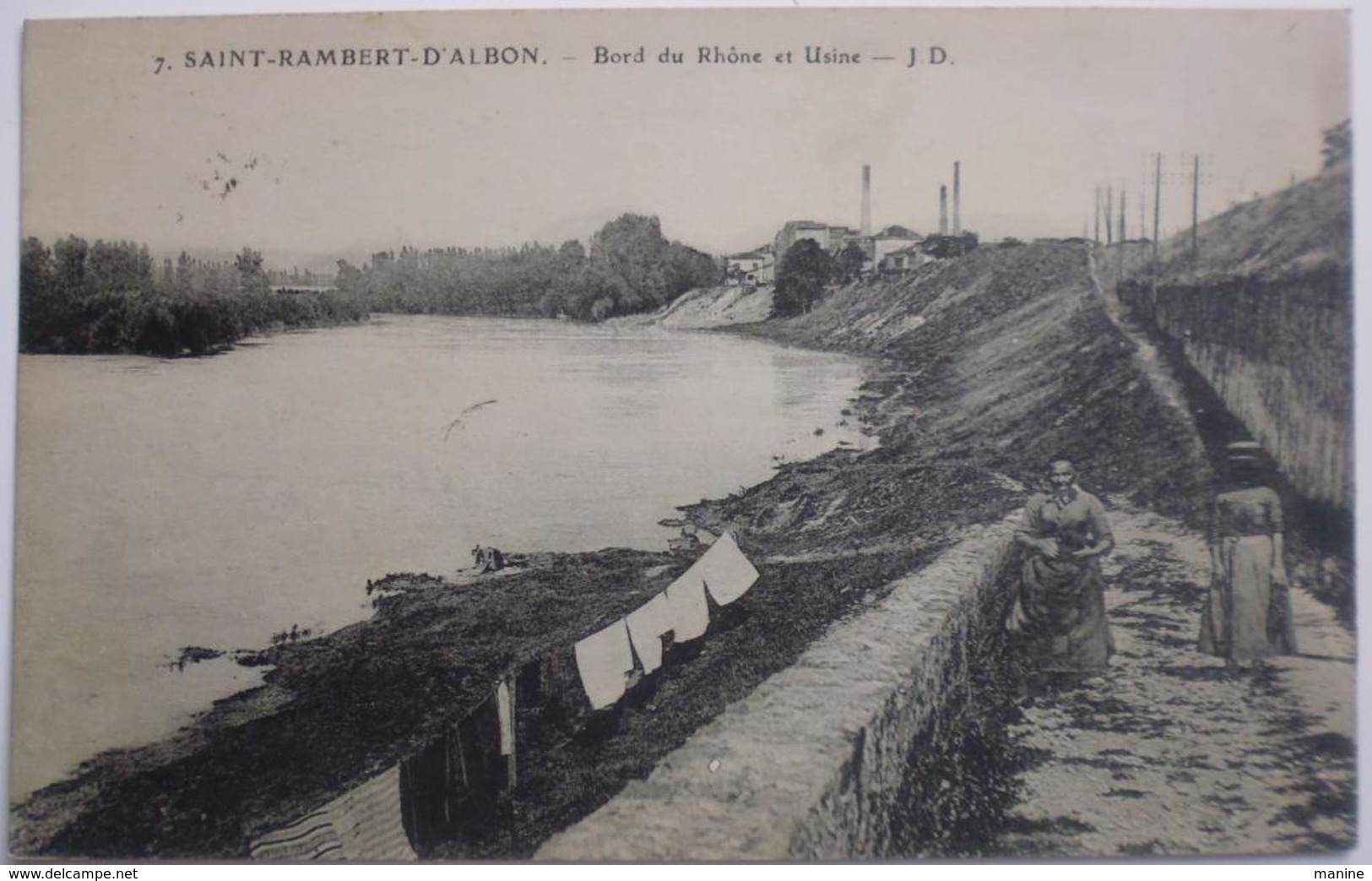 SAINT-RAMBERT-D'ALBON. - Bord Du Rhône Et Usine - Autres & Non Classés