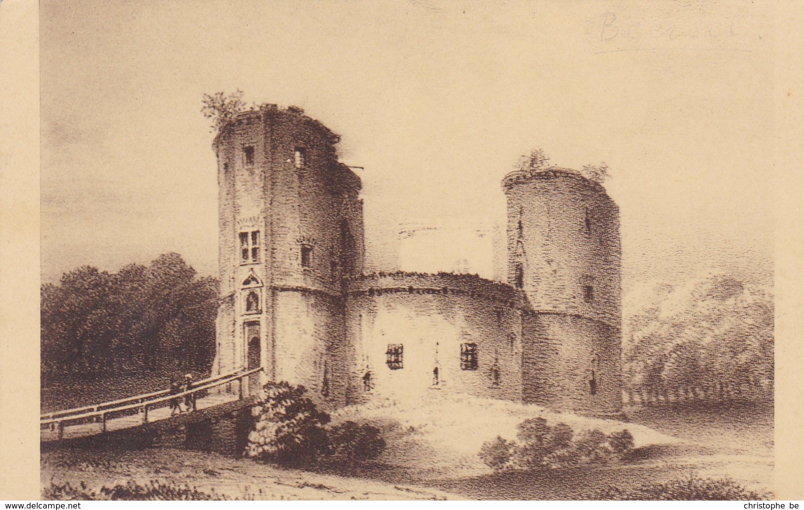 Le Château De Beersel, Vers 1940 (pk46919) - Beersel