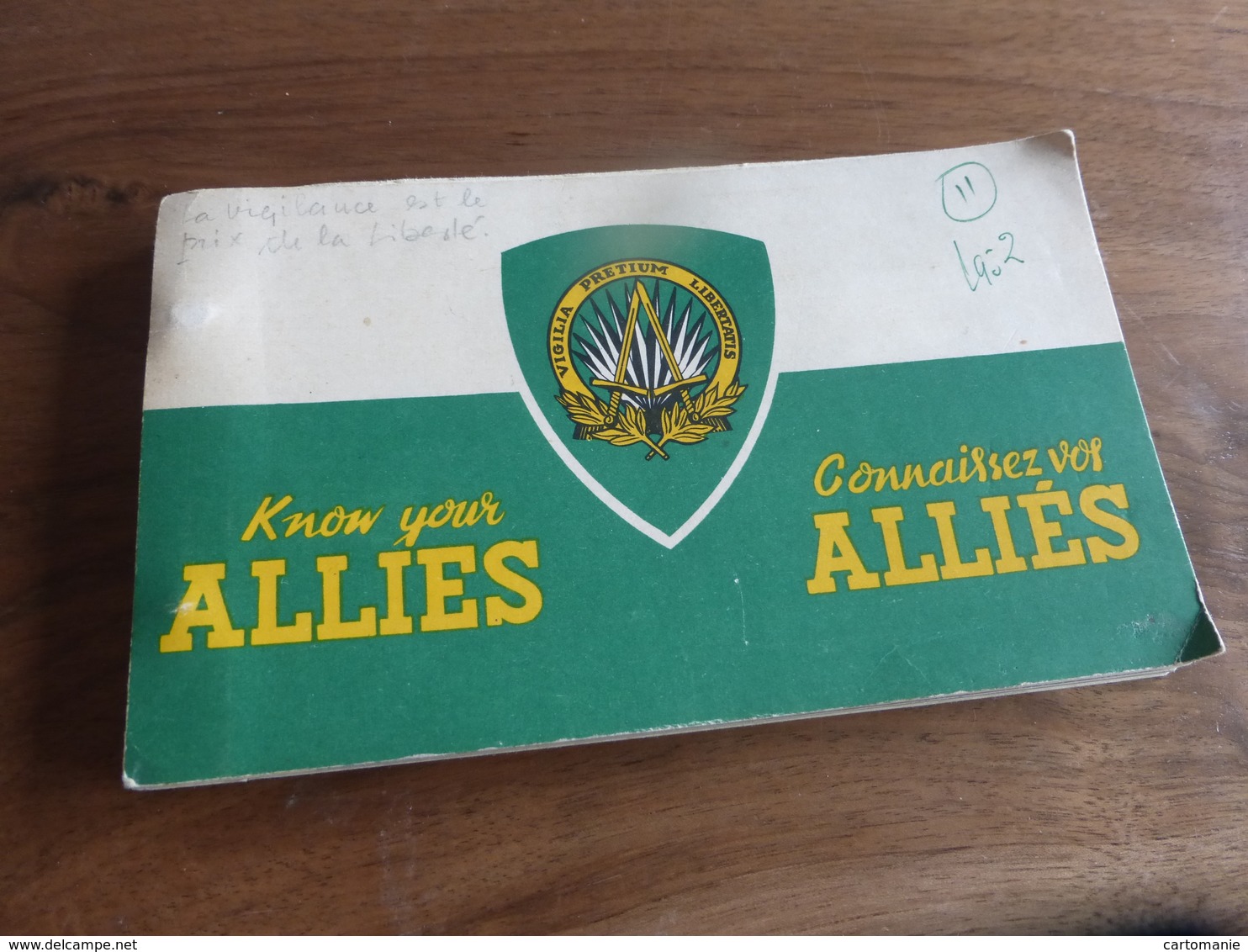 LIVRET MILITARIA FRANCO-ANGLAIS CONNAISSEZ-VOUS VOS ALLIES PLUS DE 100 PAGES COMPLET @  NOMBREUSES PHOTOS - Uniformes