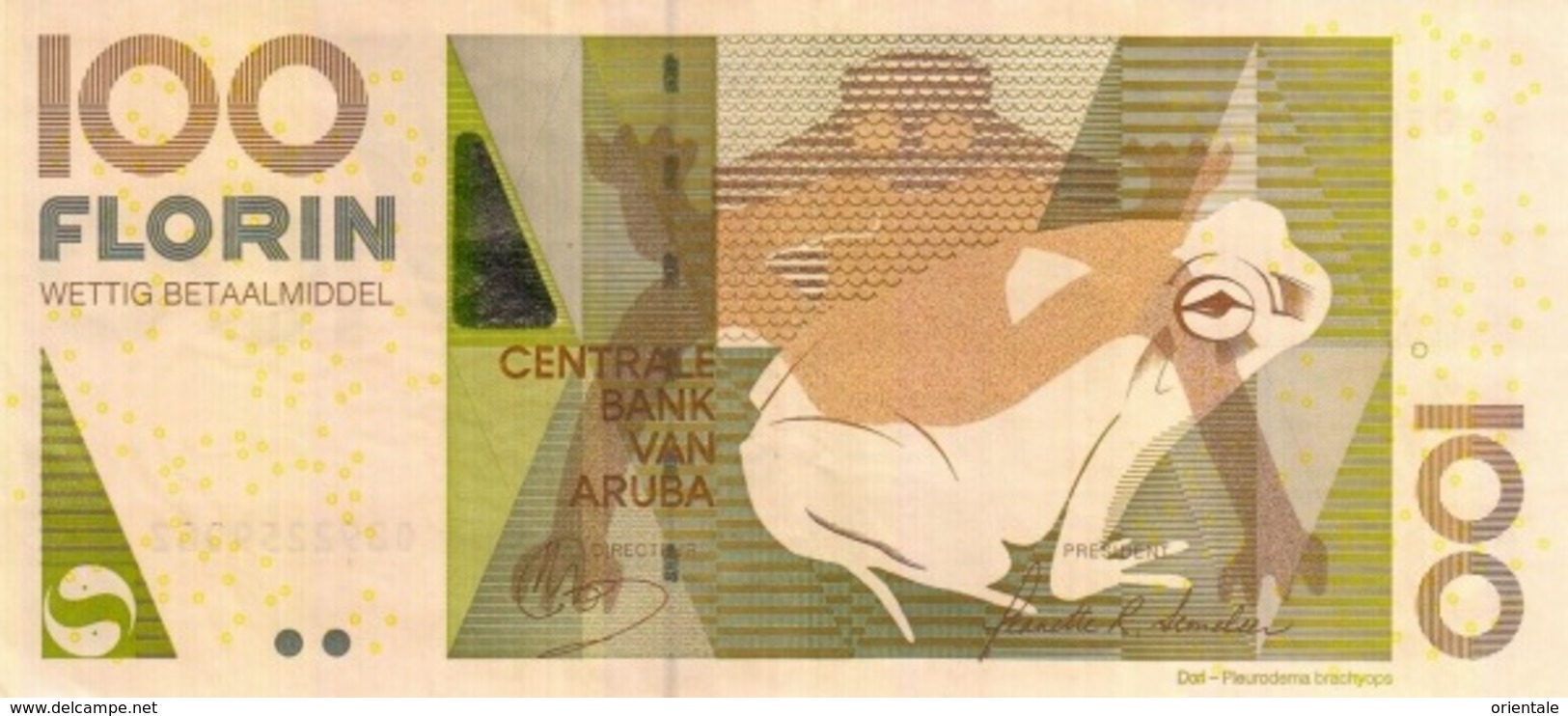 ARUBA P. 19c 100 F 2012 UNC - Aruba (1986-...)