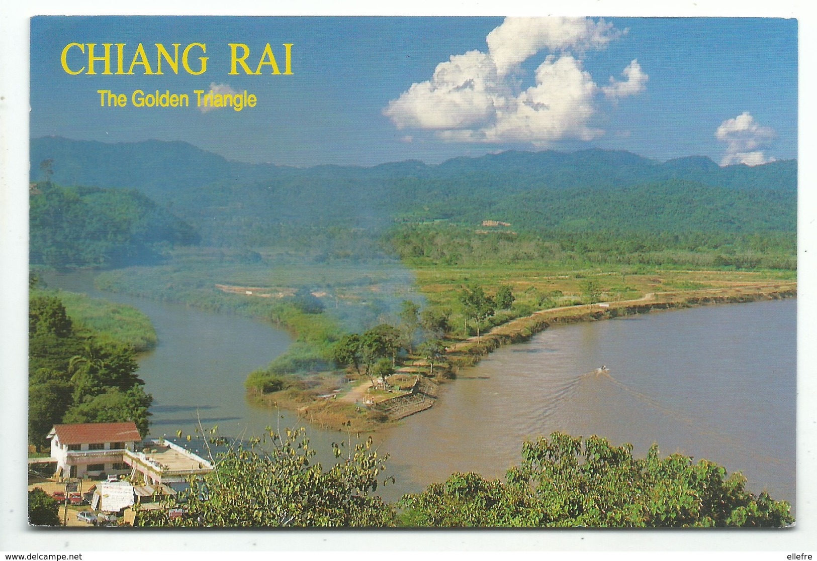 CPM CHIANG RAI The Golden Triangle - Voyagée 1997 - Manque Le Timbre Expediée à Gadencourt France 27 - Thailand